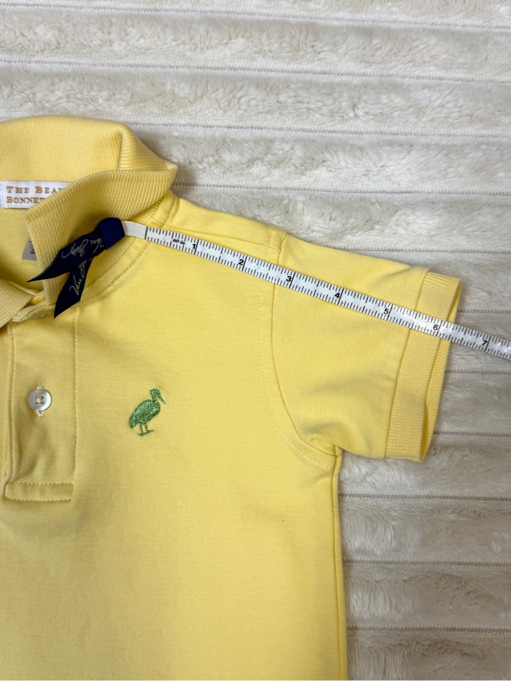 The Beaufort Bonnet Company: Boys Yellow Cotton Polo, Size 2T - Picture 6 of 7